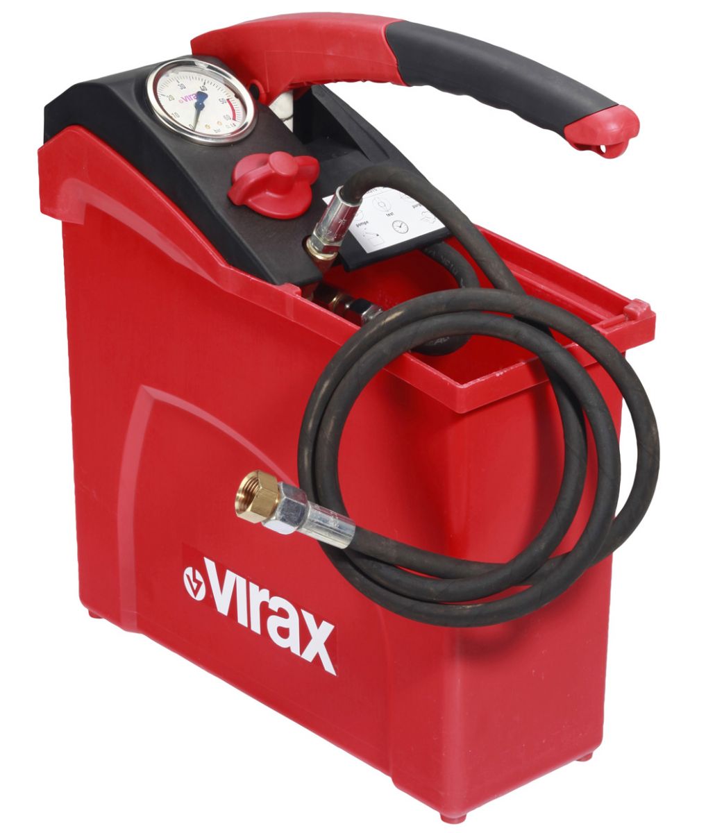 Ручной опрессовщик VIRAX 10л, 50 бар
